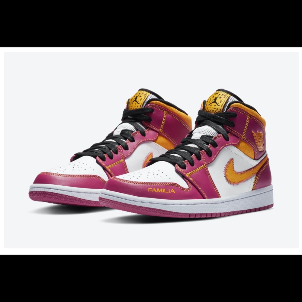 AIR JORDAN 1 MID "Dia de los Muertos" Kids 6.5 = Womens 8